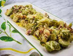 Keto Brussels Sprouts with Bacon & Parmesan